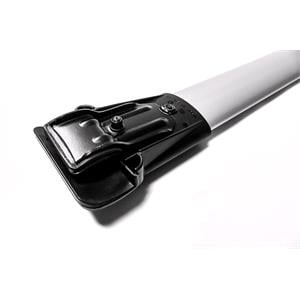 Aguri ultra Aerodynamic roof bars for cars with raised rails, supplied with locks and keys