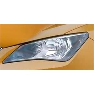 Lights, Left Headlamp (Twin Reflector, Halogen, Takes H7 / H7 Bulb, Supplied With Bulbs & Motor, Original Equipment) for Seat IBIZA V 2012 2015, 