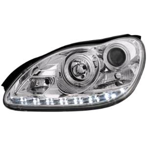Lights, Left Headlamp (Xenon, Takes DR/H7/H1 Bulbs, Original Equipment) for Mercedes S CLASS 1999 2002, 
