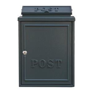 Post Boxes, PostPlus Traditional Diecast Post Box   Grey, 