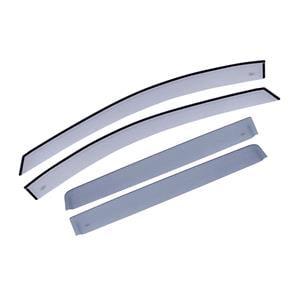 Wind Deflectors, DGA Front and Rear Stick On Wind Deflectors For Toyota Camry 2017 Onwards, 4 Door, DGA