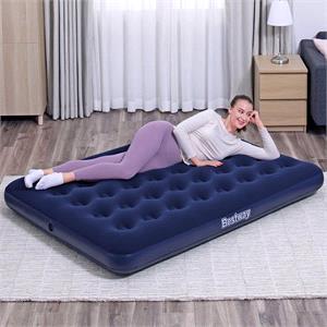 Double Easy Inflate Flocked Air Bed