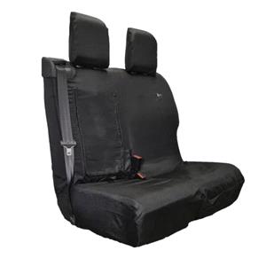 Van Seat Covers, Town & Country Double Passenger Van Seat Cover For Citroen Dispatch 2016 Onwards   Black, Town & Country