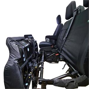 Town & Country Double Passenger Van Seat Cover For Ford Transit Van MK8 2014 Onwards - Black