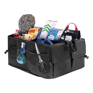 Interior Organisers, Black Foldable Trunk Organizer   55 x 38 x 26 cm, AMIO