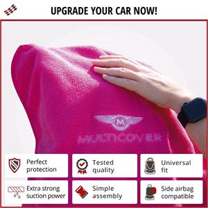 SportShield Car Seat Cover - Sweat Resistant & Machine Washable - Dark Blue