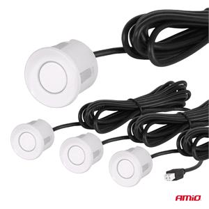 Parking Sensor System with 4 White Sensors And Display