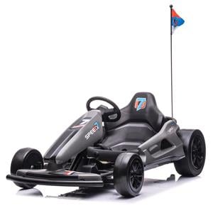 Gifts, Drift King Electric Go Kart 24v   Grey, Rev up