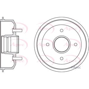 Brake Drums, APEC Brake Drum   DRM9145 (DRM9145), APEC