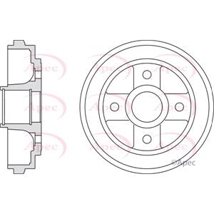 Brake Drums, APEC Brake Drum   DRM9937, APEC