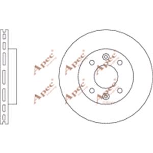 Brake Discs, APEC braking Front Axle Brake Discs (Pair)   Diameter: 238mm, APEC