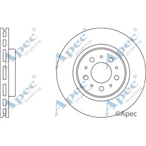 Brake Discs, APEC braking Front Axle Brake Discs (Pair)   Diameter: 302mm, APEC