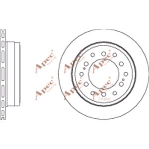 Brake Discs, APEC braking Rear Axle Brake Discs (Pair)   Diameter: 312mm   DSK2151, APEC