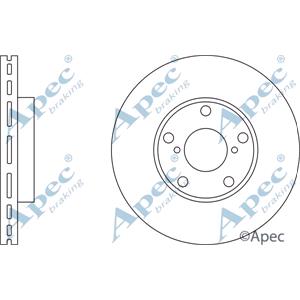 Brake Discs, APEC braking Front Axle Brake Discs (Pair)   Diameter: 275mm, APEC