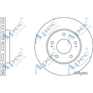 Brake Discs, APEC Front Axle Brake Discs (Pair)   Diameter: 276mm   DSK2342, APEC