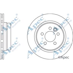 Brake Discs, APEC Rear Axle Brake Discs (Pair)   Diameter: 276mm   DSK2373, APEC