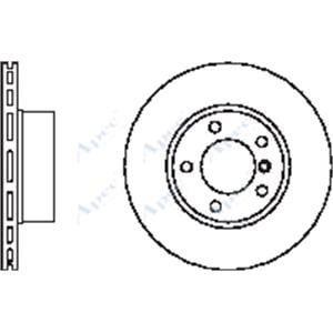 Brake Discs, APEC braking Front Axle Brake Discs (Pair)   Diameter: 300mm, APEC