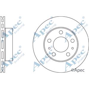 Brake Discs, APEC Front Axle Brake Discs (Pair)   Diameter: 300mm   DSK2481, APEC