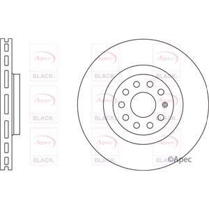 Brake Discs, APEC Brake Discs (pair) DSK2867B, APEC
