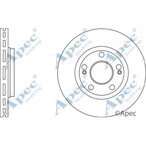 Brake Discs, APEC Front Axle Brake Discs (Pair)   Diameter: 280mm   DSK2948, APEC