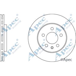 Brake Discs, APEC Front Axle Brake Discs (Pair)   Diameter: 256mm   DSK2993, APEC