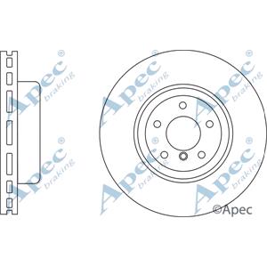 Brake Discs, APEC Front Axle Brake Discs (Pair)   Diameter: 330mm   DSK3163, APEC