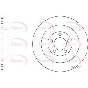 Brake Discs, APEC Brake Discs (pair) DSK4136, APEC