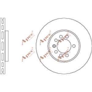 Brake Discs, APEC Front Axle Brake Discs (Pair)   Diameter: 280mm   DSK794, APEC