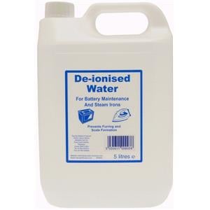 Coolant Additives, De ionised Water   5 Litre, TOP UP WATER