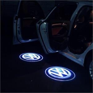 Special Lights, Volkswagen Car Door LED Puddle Lights Set (x2)   Wireless, 