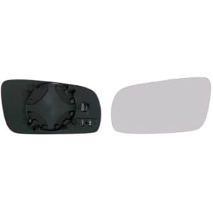 Wing Mirrors, Left Mirror Glass (heated) & Holder for Skoda Fabia Saloon 1999 2004, 