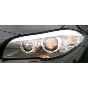 Lights, Left Headlamp (Halogen, Takes H7 / H7 Bulbs, Supplied With Motor, Supplied With LED Module, Original Equipment) for BMW 5 Series 2010 2014, 