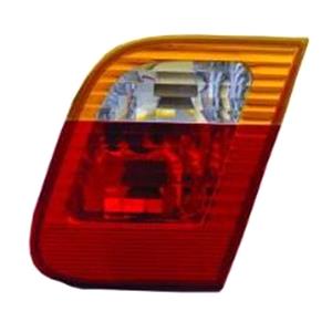 Lights, Right Rear Lamp (Red & Amber, Inner, Saloon, Original Equipment) for BMW 3 Series 2002 2005, 