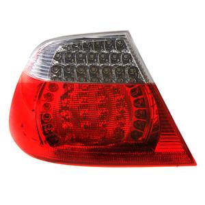 Lights, Left Rear Lamp (Outer, Red & Clear LED, Coupe Only) for BMW 3 Series Coupe 2003 2006, 