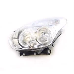Lights, Left Headlamp (Twin Reflector, Halogen, Takes H7/H1 Bulbs, Supplied Without Bulbs, Original Equipment) for Fiat DOBLO 2010 on, 