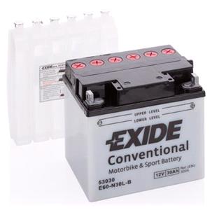 Motorcycle Batteries, Exide E60 N30L B Motorcycle Battery, Exide
