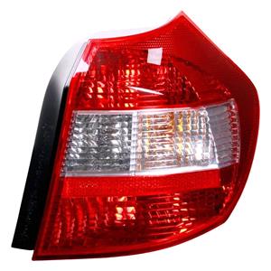 Lights, Right Rear Lamp (Standard With Clear Indicator, With Bulbholder And Bulbs, Original Equipment) for BMW 1 Series 5 Door 2004 2007, 