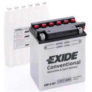 Motorcycle Batteries, Exide Commercial Battery EB14B2, Exide