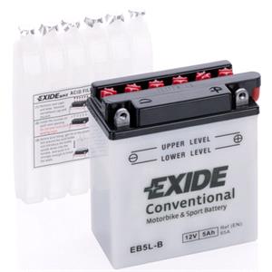 Motorcycle Batteries, Exide EB5LB Dry Motorcycle Battery, Exide