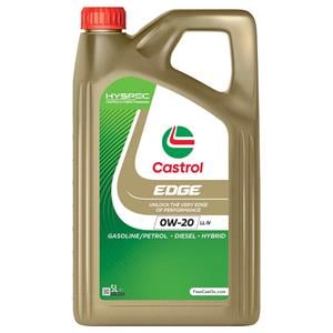 Engine Oils and Lubricants, Castrol Edge 0W20 Hyspec Titanium FST LL IV Fully Synthetic Engine Oil   5 Litre, Castrol