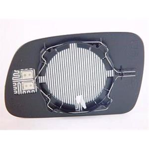Wing Mirrors, Right Wing Mirror Glass (Heated) and Holder for Peugeot 407 2004 2010, 