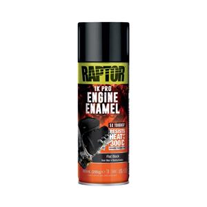 Paints, RAPTOR Engine Enamel High Heat Aerosol   Flat Black   363ml, U POL