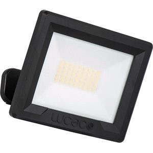 Outdoor Lights, Luceco Essence 30W Floodlight with Ball Joint and 1m Cable   Black, Luceco