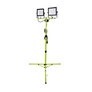 Torches and Work Lights, Luceco IP65 Eco LED Tripod Twin Worklight   2 x 50W, Luceco