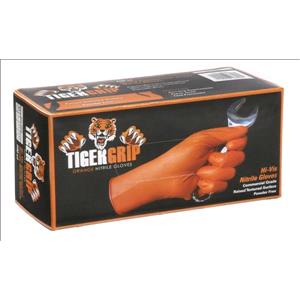 Personal Protective Equipment, Tiger Grip Orange Nitrile Gloves   X Large   Pack of 90, LUCAS OIL