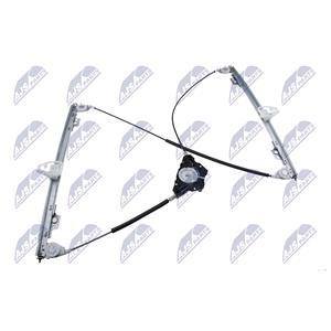Window Regulators, NTY Window Regulator, 2 Doors, Electric, without electric motor, Left Front, (EPS FR 024), NTY
