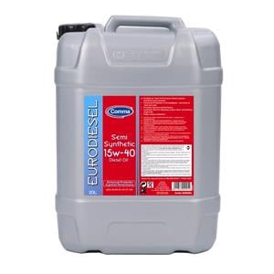 Uncategorised, Eurodiesel 15W40 Semi Synthetic Enhanced Supreme Protection 20Ltr, Comma