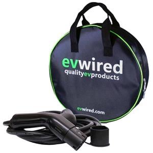 Automotive Battery Care and Chargers, EVwired EV Electric Car & Plug-in Hybrid Charging Cable - 5M - 32 Amp - Type 2, EVWired