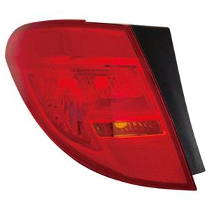 Lights, Left Rear Lamp (Outer, On Quarter Panel, Without Bulbholder) for Opel MERIVA B 2010 on, 