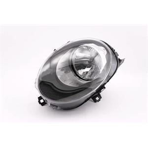 Lights, Left Headlamp (Halogen, Takes H4 Bulb, Clear Indicator) for Mini One/Cooper 3 Door 2014 2018, 